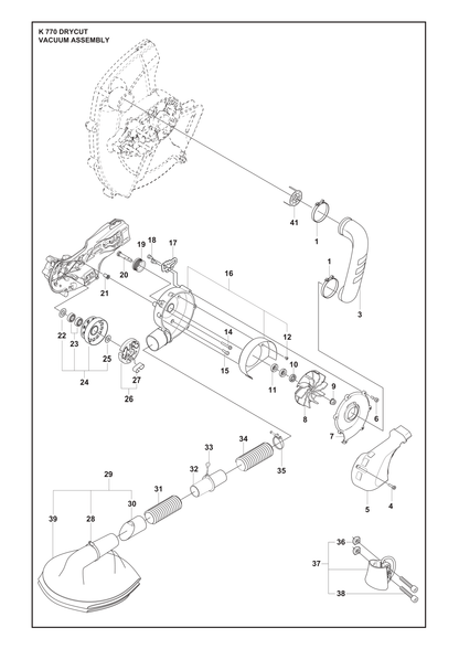 Husqvarna 595314601 onderdelentekening - positie 17