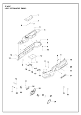 Husqvarna 548474301 onderdelentekening - positie 28