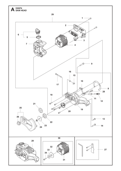 Husqvarna 588698002 onderdelentekening - positie 27
