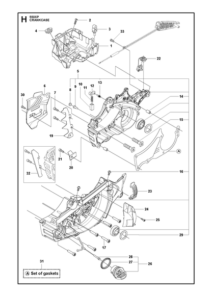 Husqvarna 577834713 onderdelentekening - positie 5
