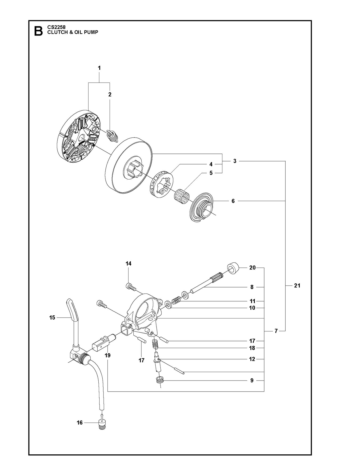 Husqvarna 505201401 onderdelentekening - positie 12