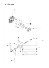 Husqvarna 505201401 onderdelentekening - positie 12