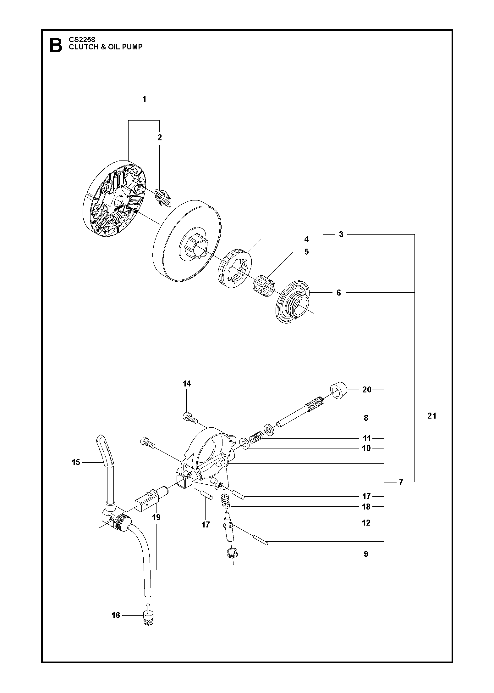 Husqvarna 505201401 onderdelentekening - positie 12