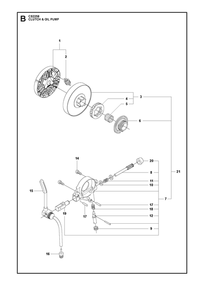 Husqvarna 505201401 onderdelentekening - positie 12