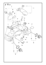 Husqvarna 595526906 onderdelentekening - positie 25
