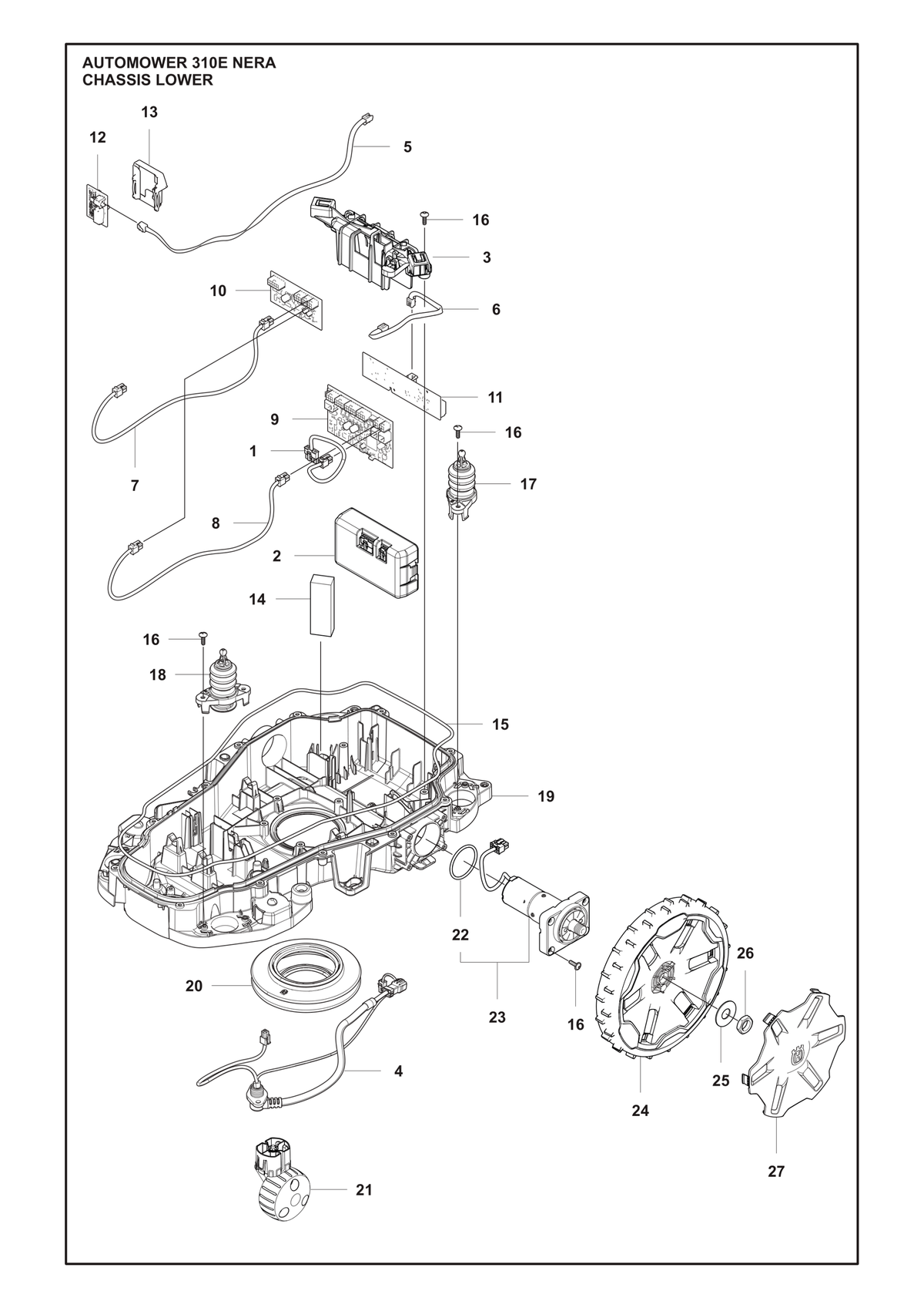 Husqvarna 591203105 onderdelentekening - positie 7