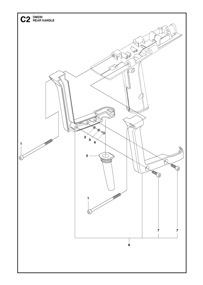 Husqvarna 725534955 onderdelentekening - positie 1
