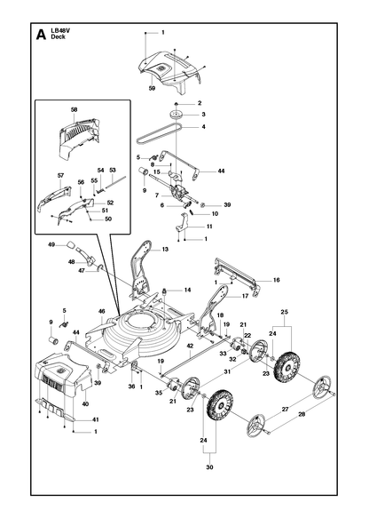 Husqvarna 504003203 onderdelentekening - positie 17