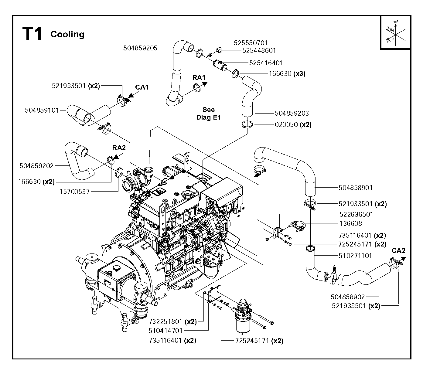 Husqvarna 504859205 onderdelentekening - positie 24