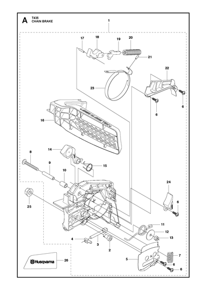 Husqvarna 513758801 onderdelentekening - positie 11