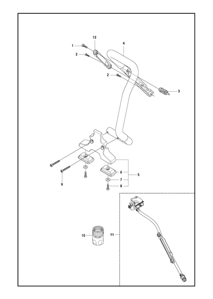 Husqvarna 503215420 onderdelentekening - positie 2