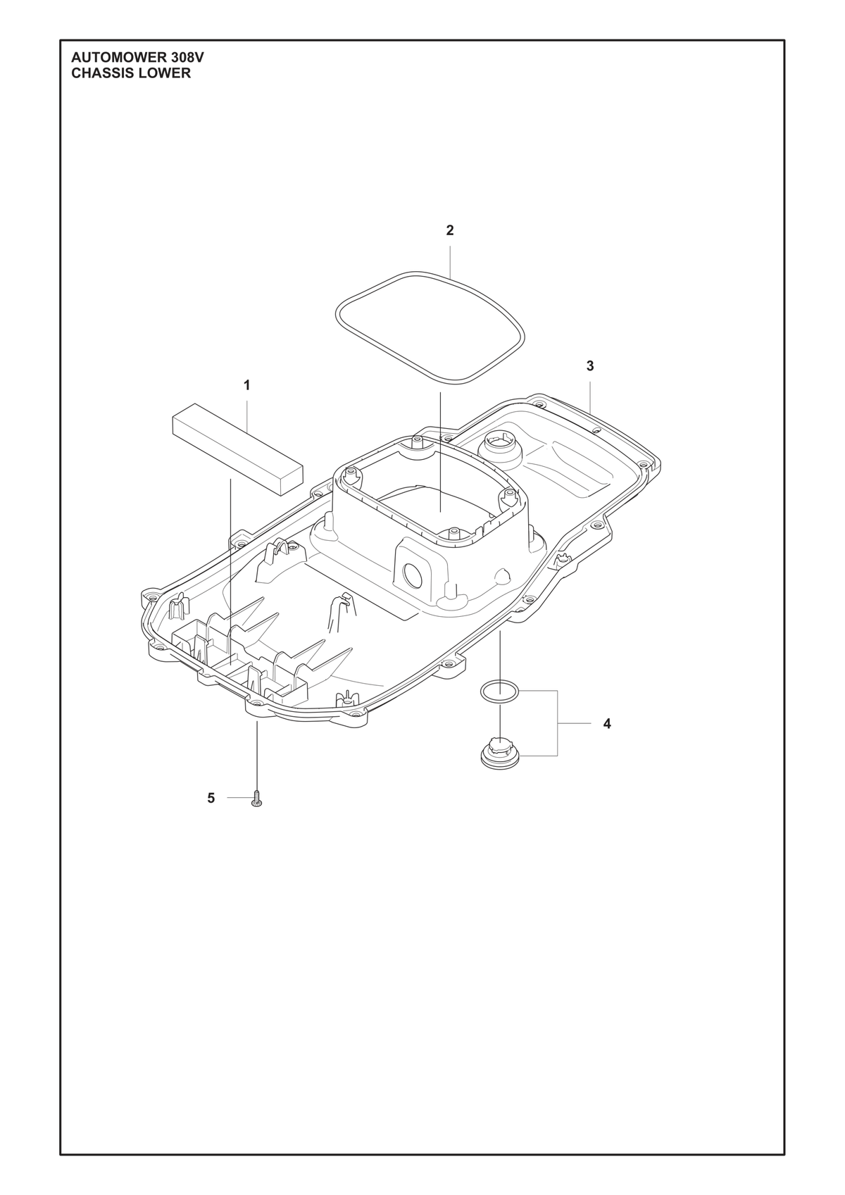 Husqvarna 574874711 onderdelentekening - positie 2