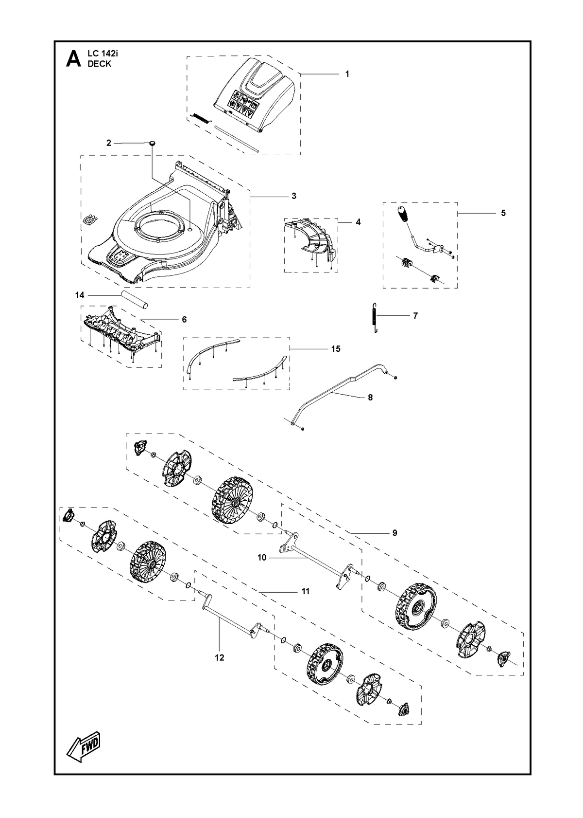 Husqvarna 531147187 onderdelentekening - positie 10