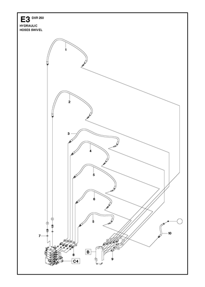 Husqvarna 510192401 onderdelentekening - positie 3