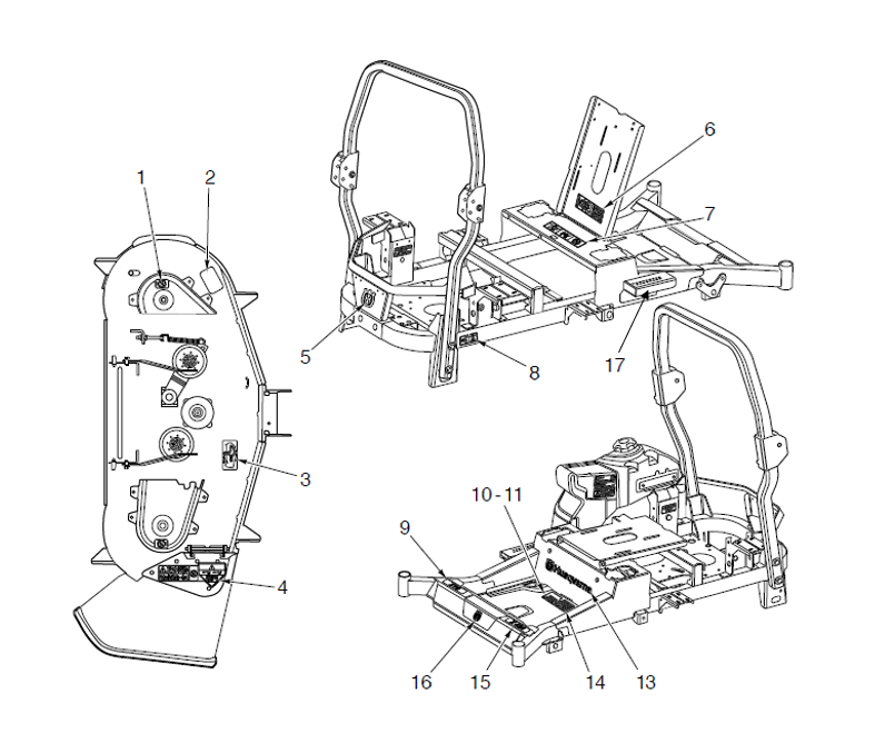 Husqvarna 591163901 onderdelentekening - positie 3