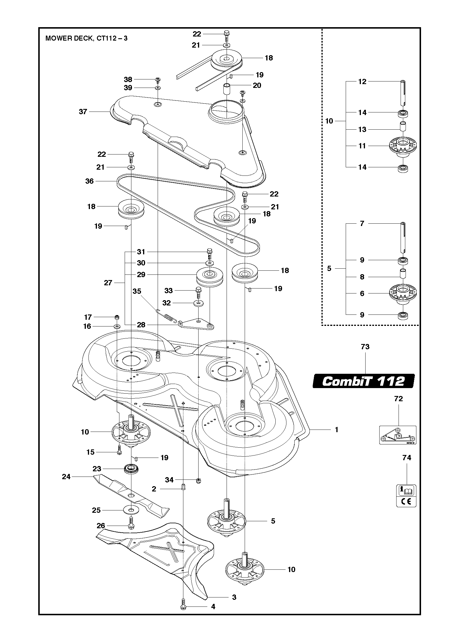 Husqvarna 506519501 onderdelentekening - positie 28