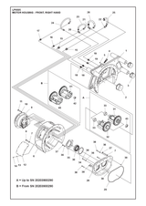 Husqvarna 596363801 onderdelentekening - positie 1
