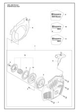 Husqvarna 547061008 onderdelentekening - positie 9