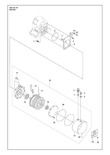 Husqvarna 505538001 onderdelentekening - positie 8