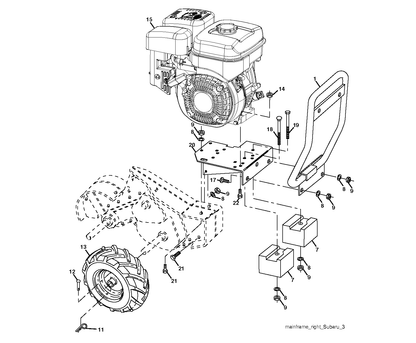 Husqvarna 810040600 onderdelentekening - positie 8