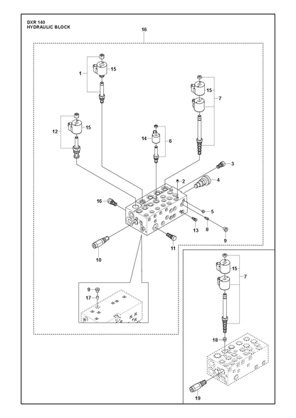 Husqvarna 586395401 onderdelentekening - positie 2