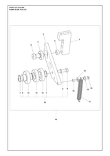 Husqvarna 505774601 onderdelentekening - positie 11