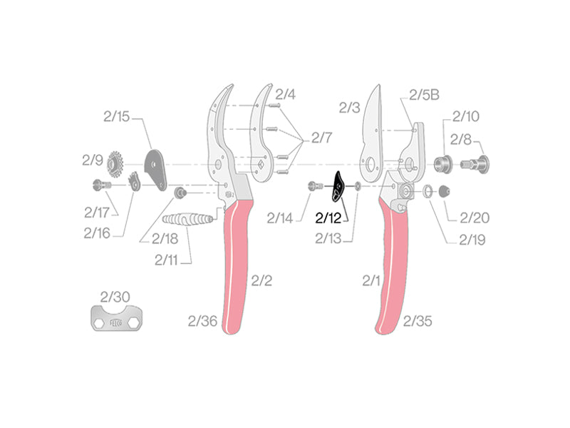 Felco Sluitwervel 2/12 (voor 2, 6, 7, 8, 11, 12, 13)