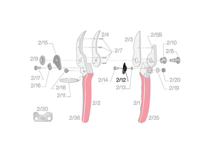 Felco Sluitwervel 2/12 (voor 2, 6, 7, 8, 11, 12, 13)