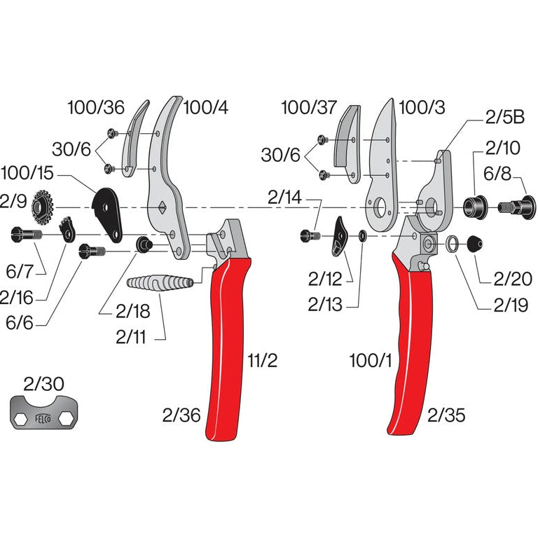 Felco 100 Rozenschaar - keizers.nu