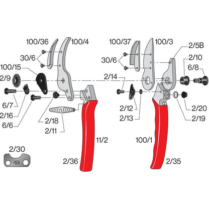 Felco 100 Rozenschaar - keizers.nu
