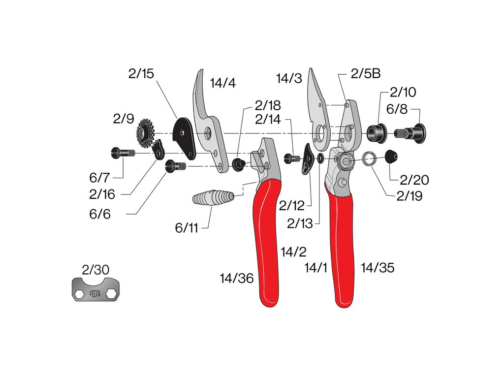 Felco 14 Snoeischaar - keizers.nu