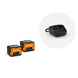 STIHL Starterset Plus - 2x AK 20 Accu en 1x AL 101 Standaardlader