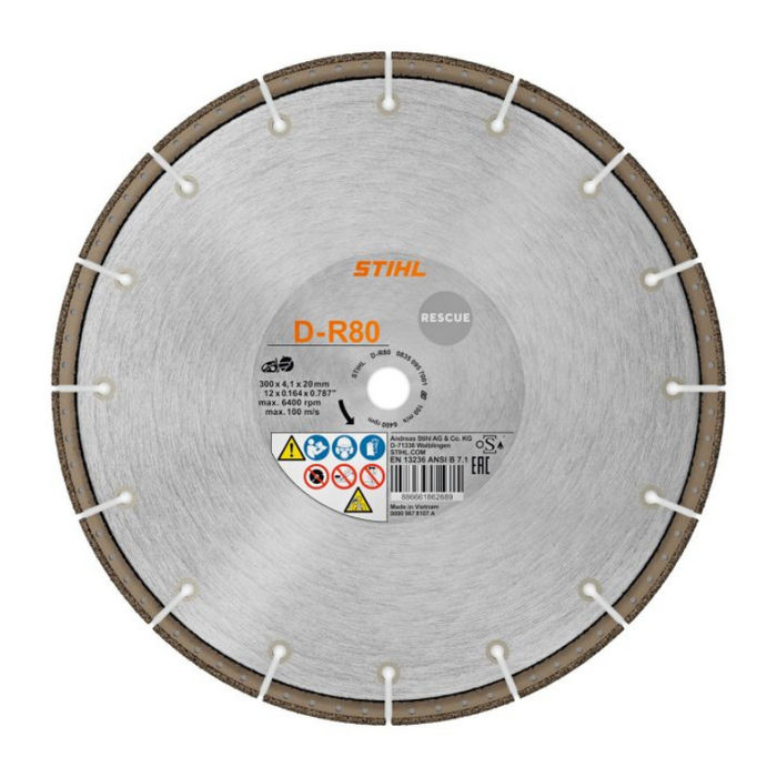 Stihl D-R80 Diamant Doorslijpschijf - 350 mm