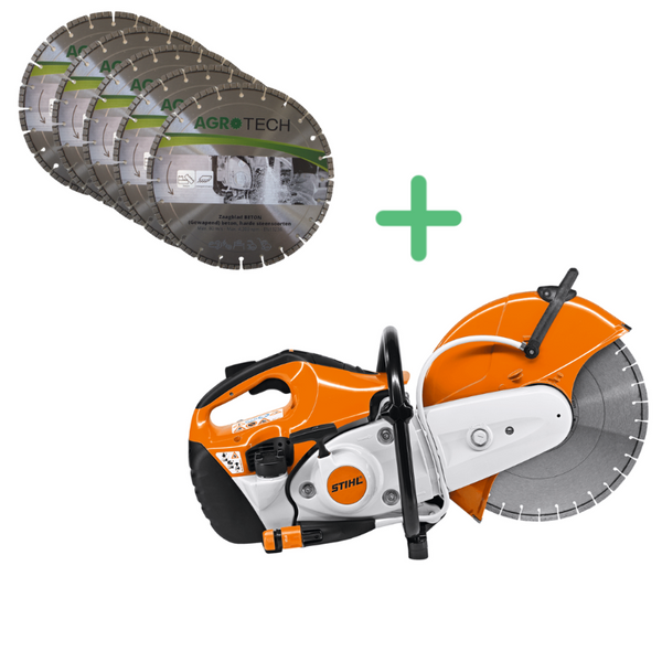 STIHL TS 420 Benzine Doorslijper Incl. 5x Diamant Doorslijpschijven