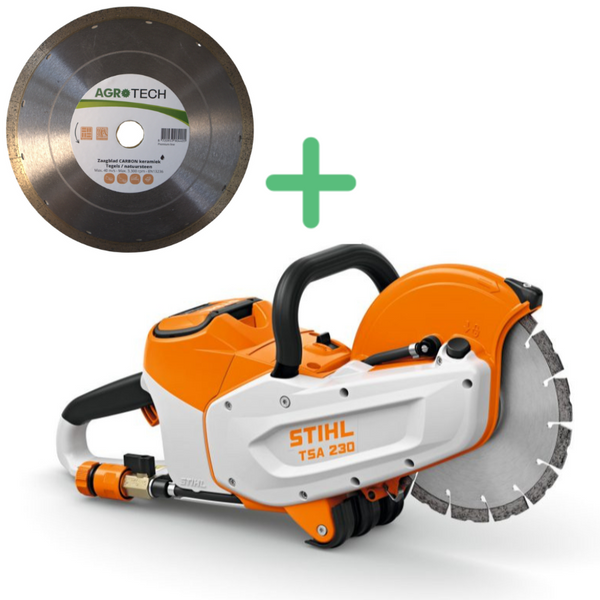 STIHL TSA 230 Accu Doorslijper Body Incl. 1x Diamant Doorslijpschijf