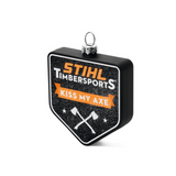 STIHL Kerstbal "Kiss My Axe"