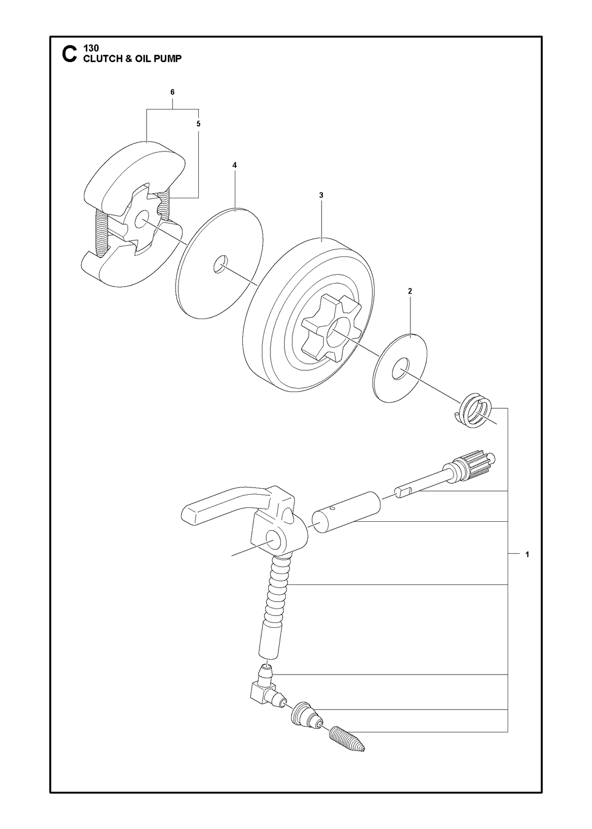 Husqvarna 599588601 onderdelentekening - positie 6