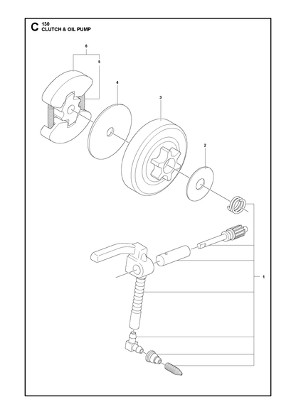 Husqvarna 599588601 onderdelentekening - positie 6