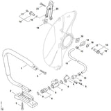 STIHL TA016920500 Houder positie 4 technische tekening