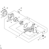 STIHL TA016001601 Bevestigingsplaat positie 2 technische tekening
