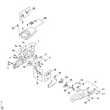 STIHL TA020840900 Kap positie 20 technische tekening
