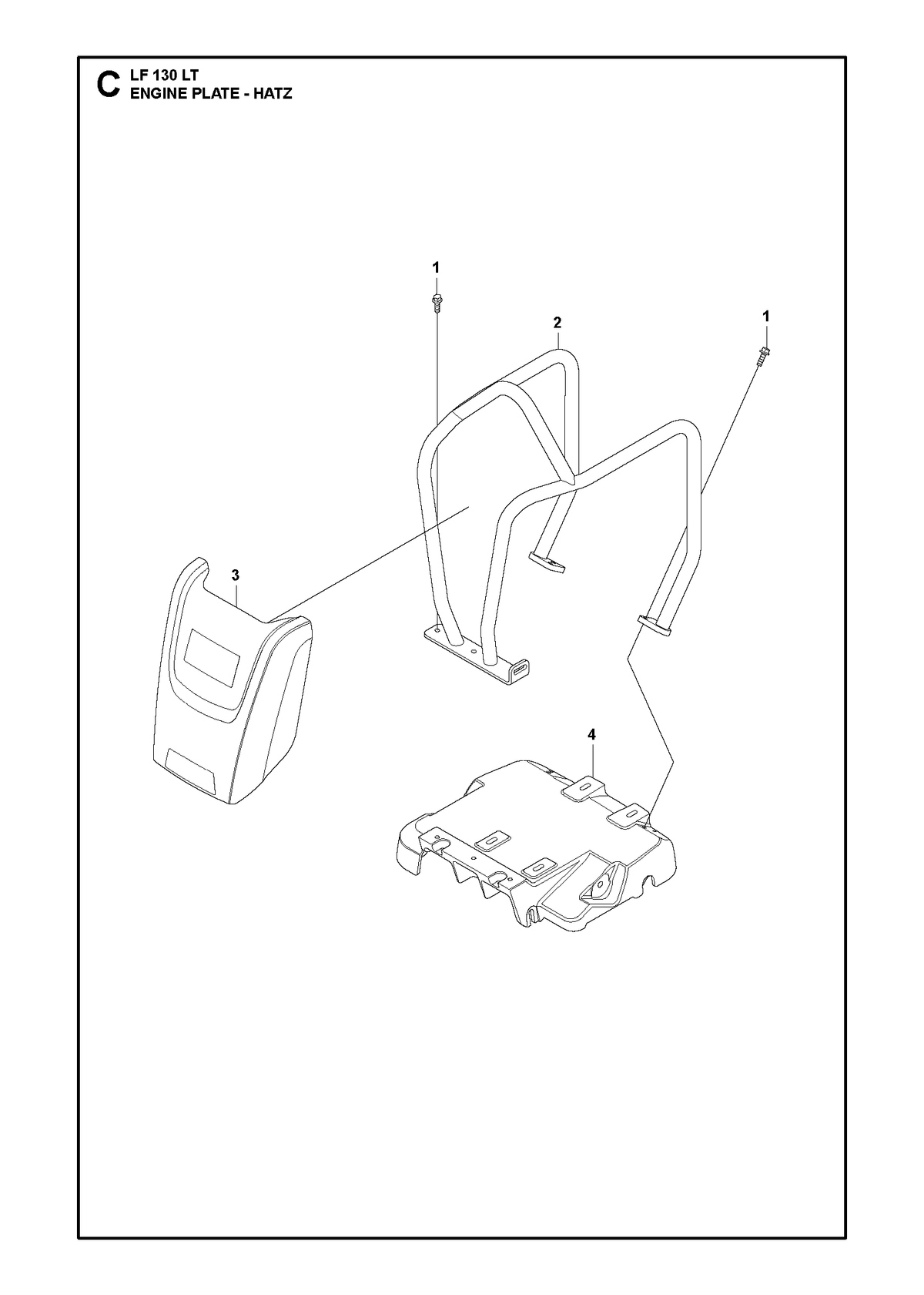 Husqvarna 594144701 onderdelentekening - positie 2