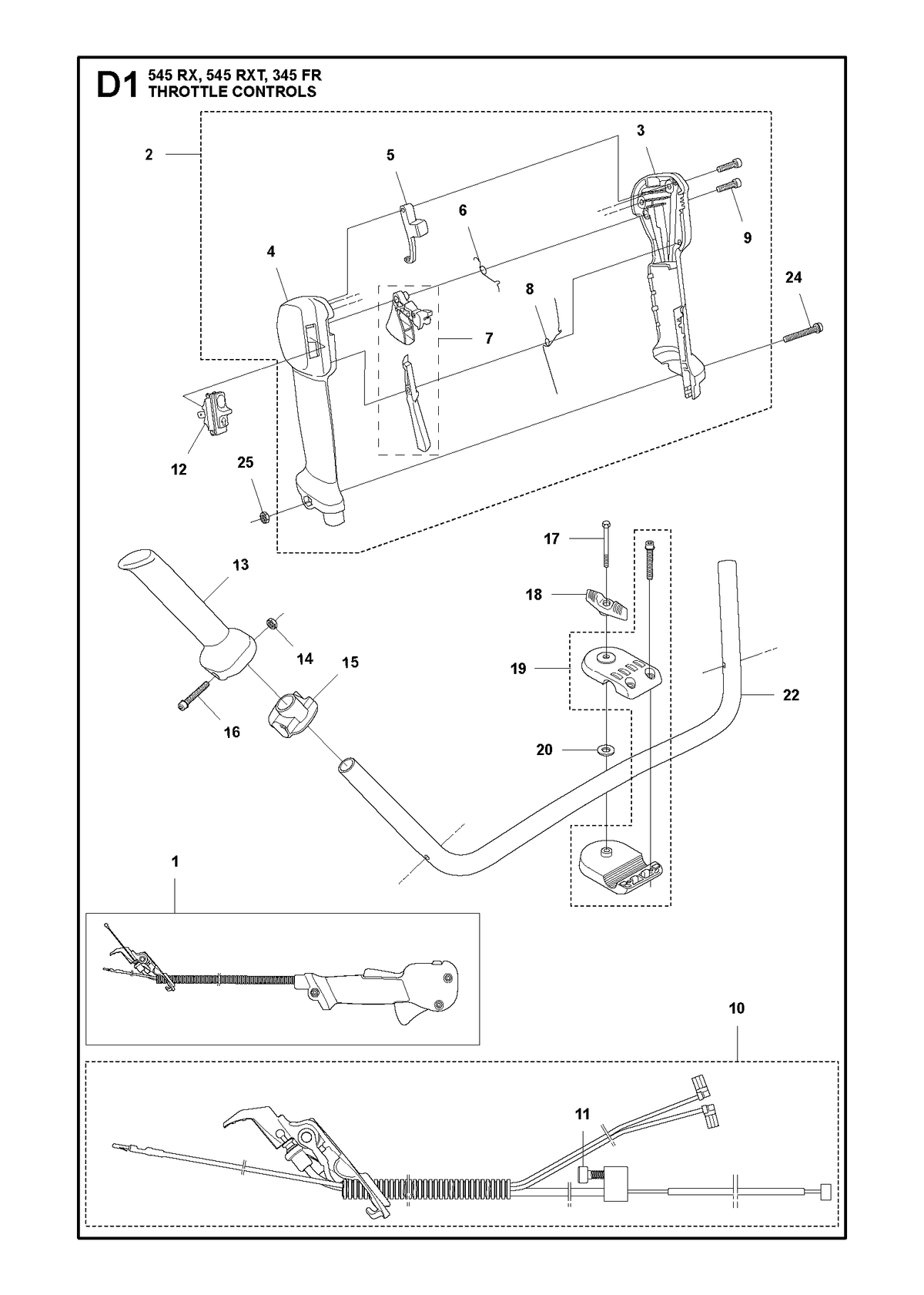 Husqvarna 596283301 onderdelentekening - positie 19