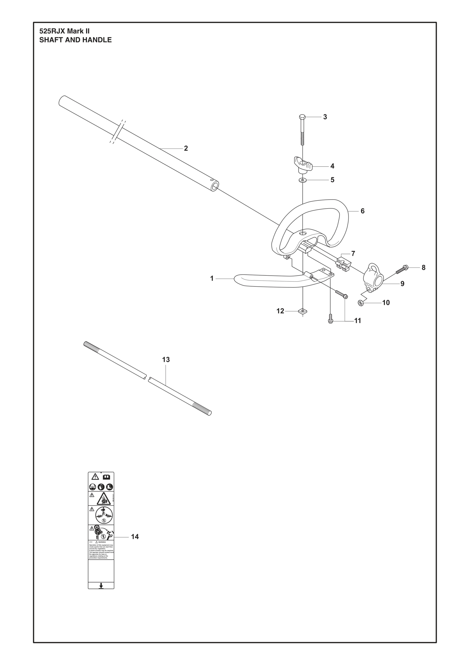 Husqvarna 503871906 onderdelentekening - positie 6