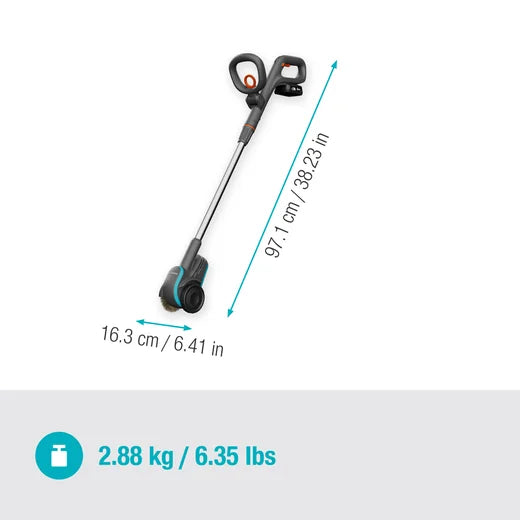 GARDENA EasyWeed accu-onkruidborstel 1800/18V P4A set-keizers.nu
