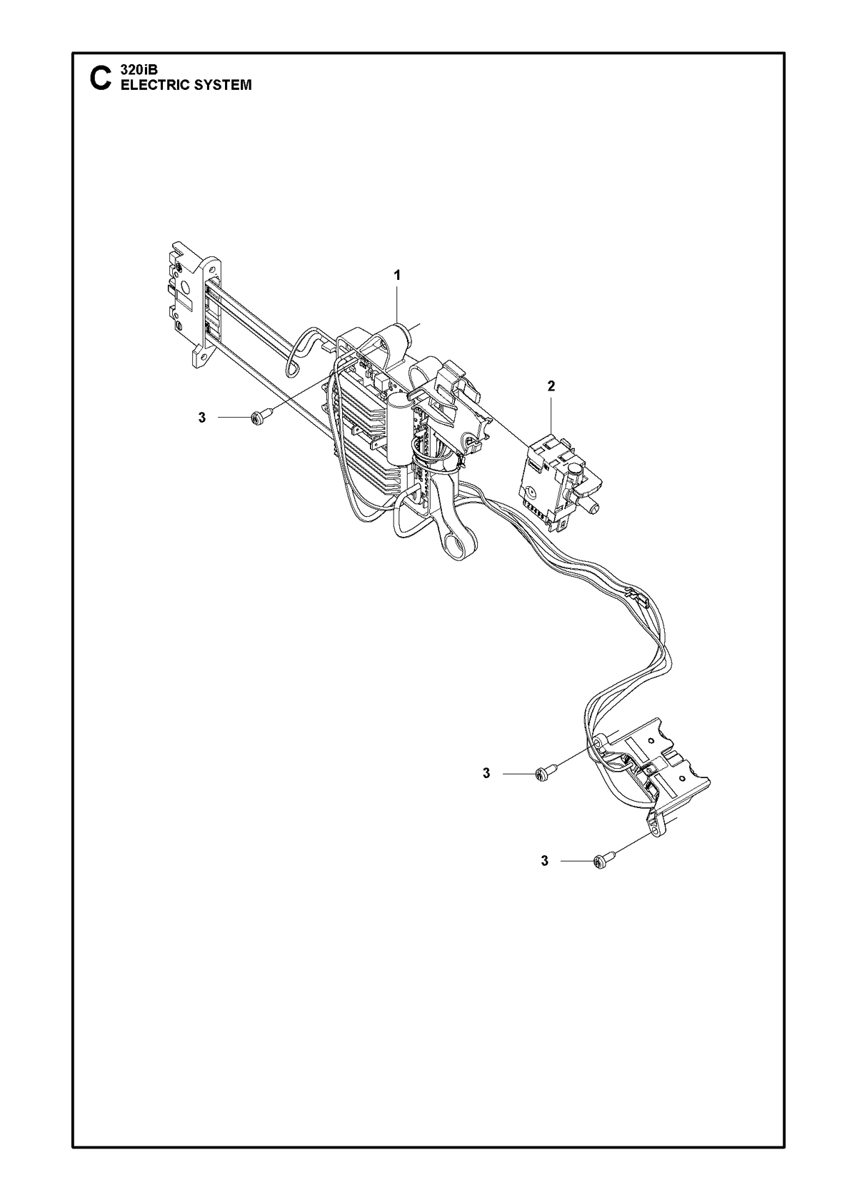 Husqvarna 582577602 onderdelentekening - positie 1