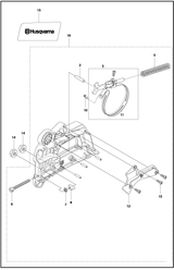 Husqvarna 574780301 onderdelentekening - positie 4