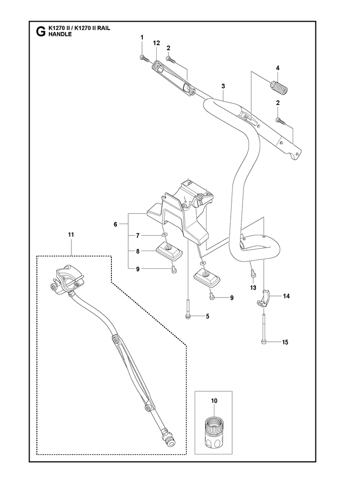 Husqvarna 599691801 onderdelentekening - positie 3