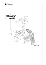 Husqvarna 505300501 onderdelentekening - positie 1