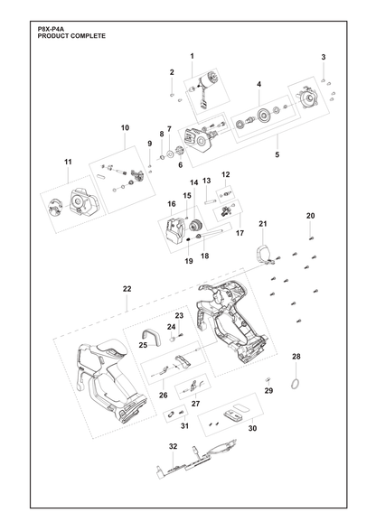 Husqvarna 586902902 onderdelentekening - positie 2